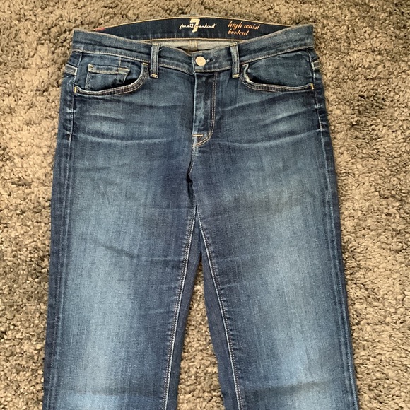 7 for all mankind high waist boot cut - Picture 3 of 11